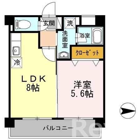 姪浜駅 徒歩7分 4階の物件間取画像